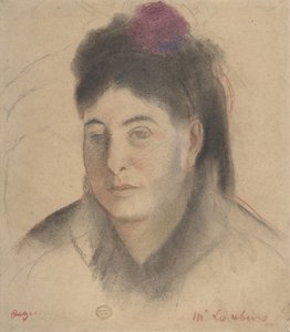Madame Loubens by Edgar Degas